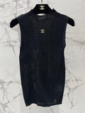 CHANEL 26S SLEEVELESS KNIT TOP 1317