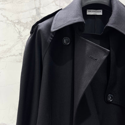 BALENCIAGA 26S CROPPED TRENCH JACKET 328