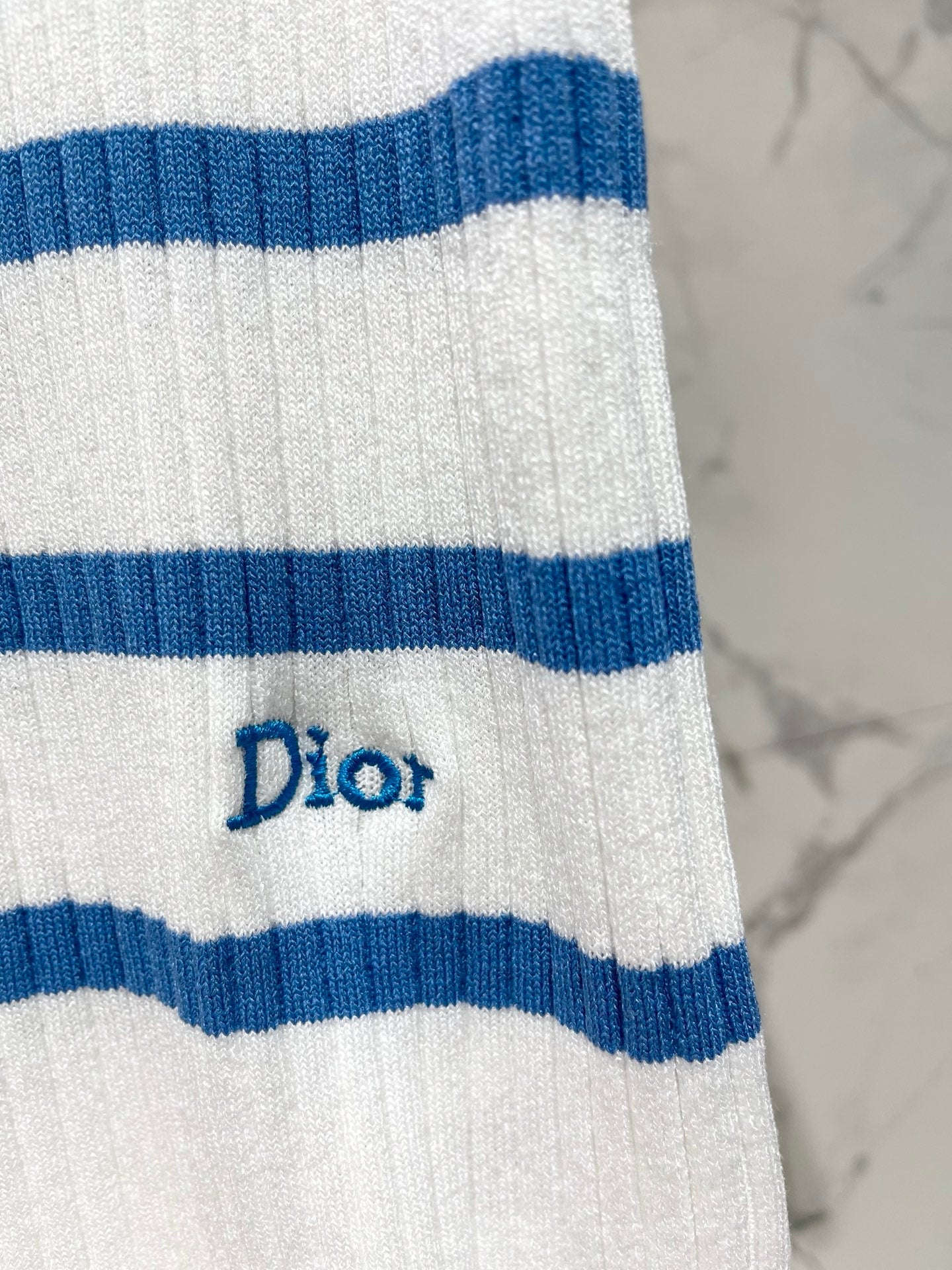 DIOR 26S SHORT-SLEEVE KNIT SWEATER 1328