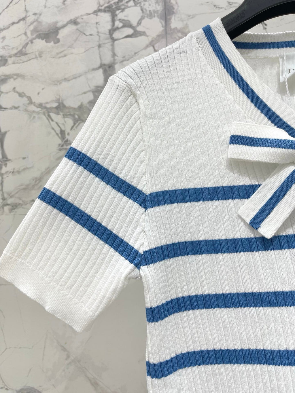 DIOR 26S SHORT-SLEEVE KNIT SWEATER 1328