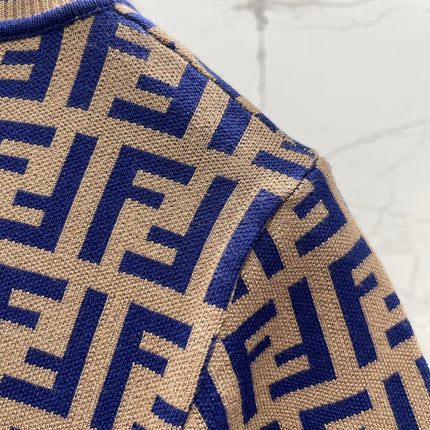 FENDI 26S SHORT-SLEEVE KNIT DRESS 284