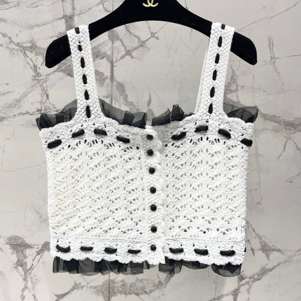 CHANEL 26S KNIT CAMISOLE TOP 1558