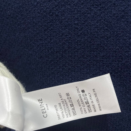 CELINE 26S ZIP-UP KNIT CARDIGAN 591