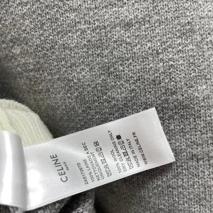 CELINE 26S ZIP-UP KNIT CARDIGAN 590