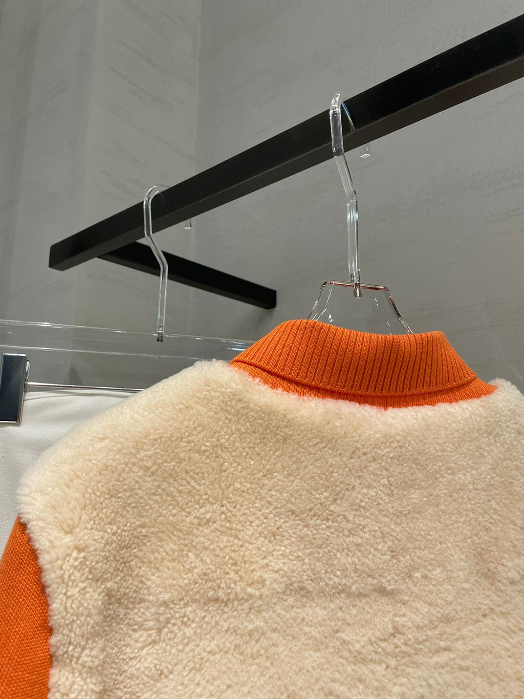 HERMES 25S SHEEPSKIN BOMBER JACKET 169