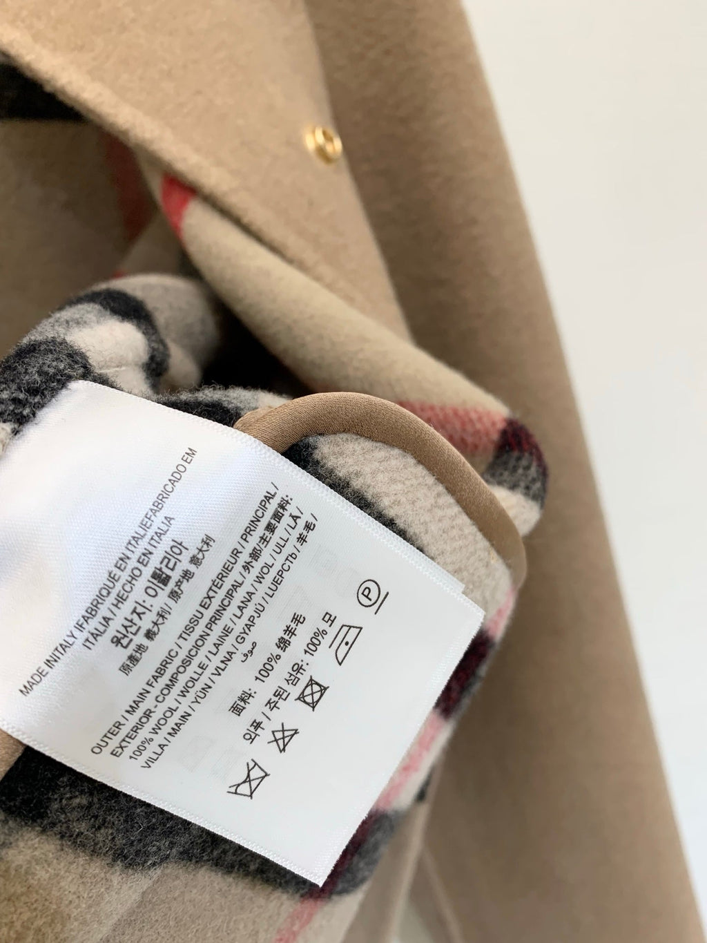 BURBERRY 25S REVERSIBLE KNITTED JACKET 093