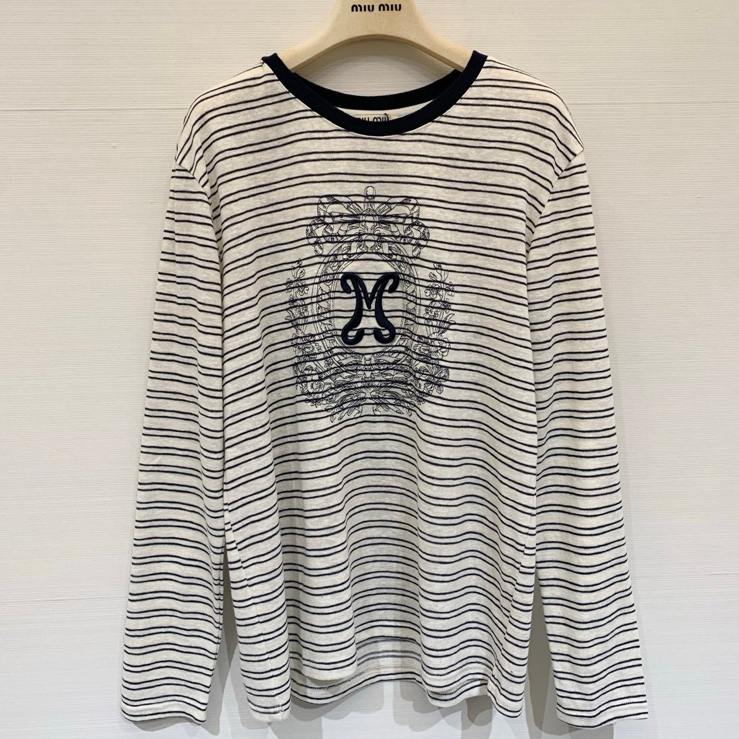 MIUMIU 26S LONG SLEEVED T-SHIRT 920