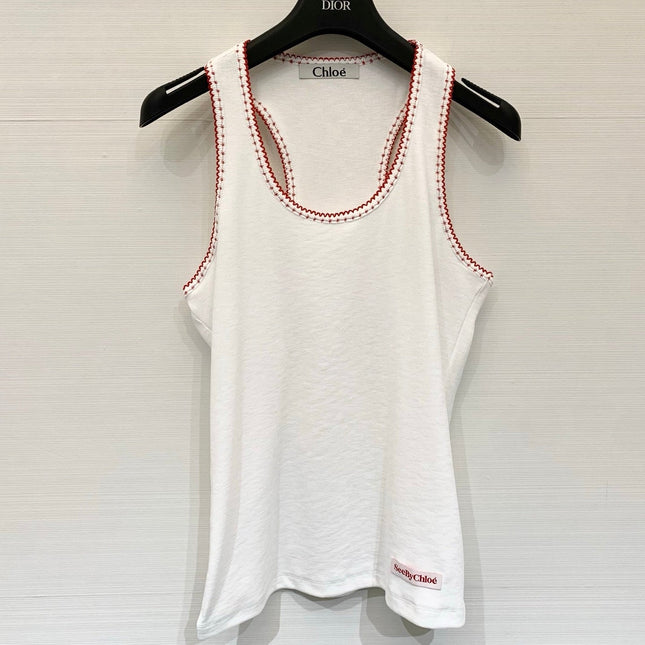 CHLOE 26S SLEEVELESS T-SHIRT STYLE 92