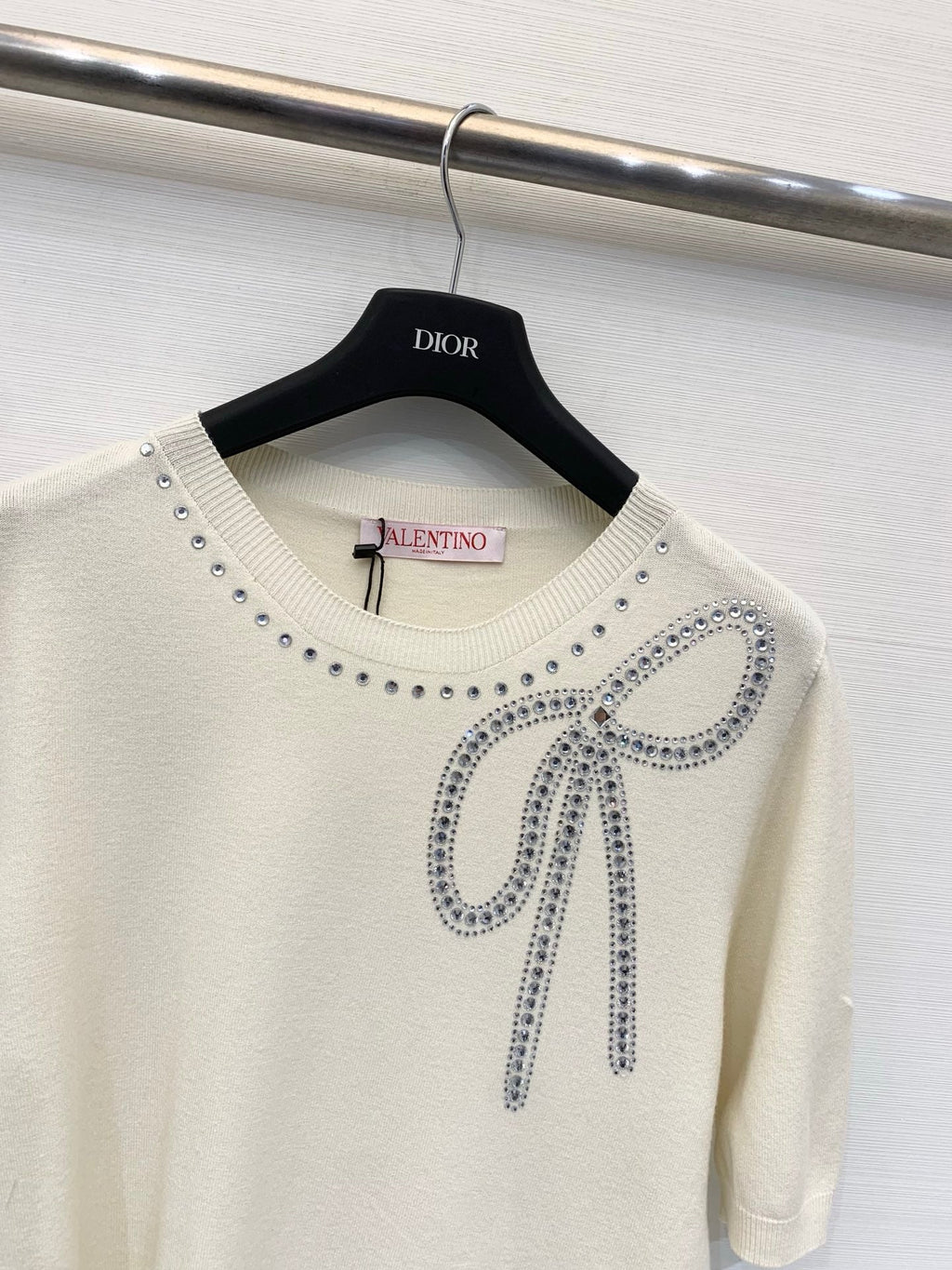 VALENTINO 26S SHORT SLEEVE KNIT TOP 228