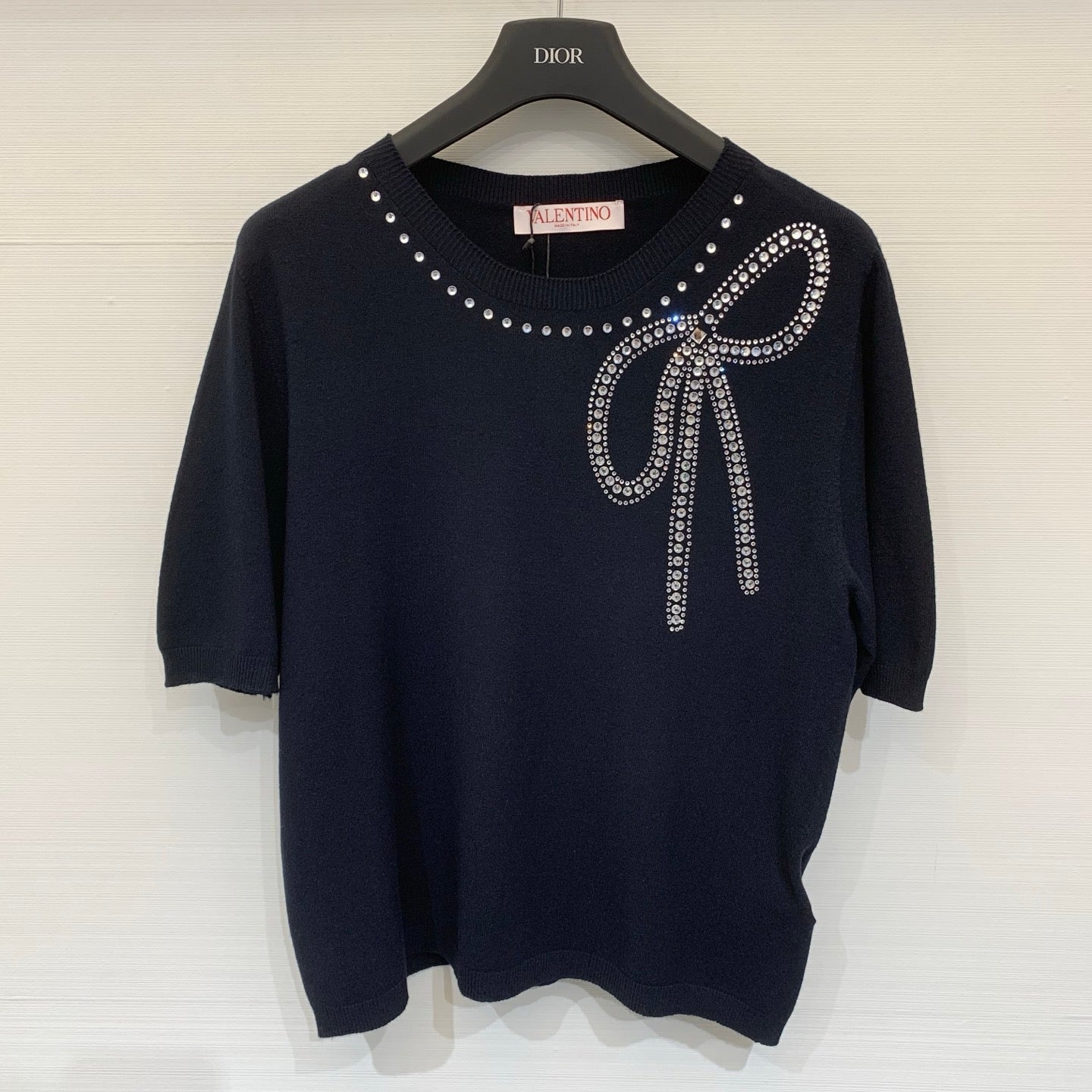 VALENTINO 26S SHORT SLEEVE KNIT TOP 227
