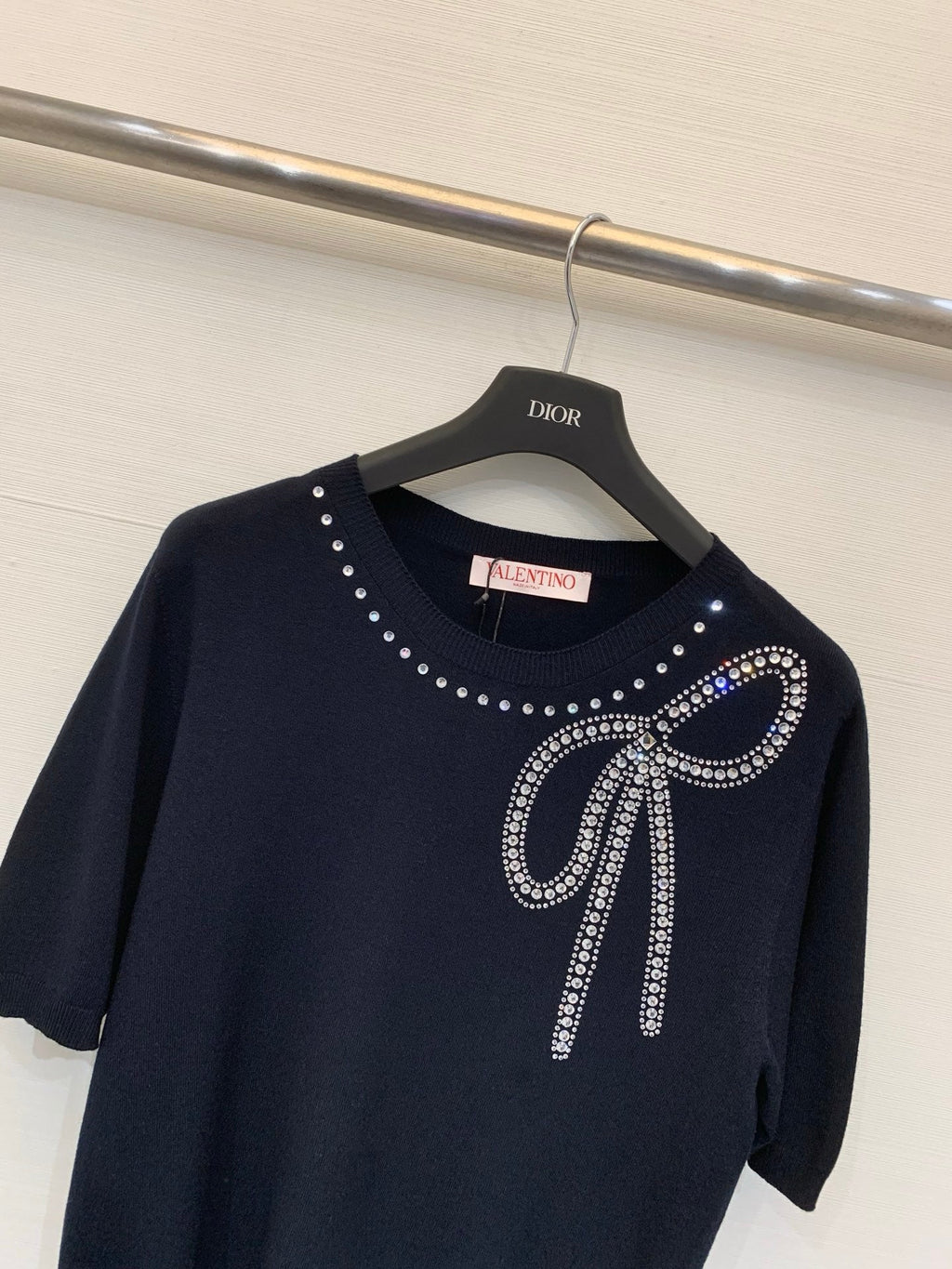 VALENTINO 26S SHORT SLEEVE KNIT TOP 227