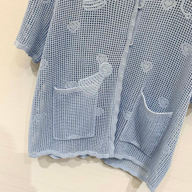 CHLOE 26S SHORT-SLEEVE KNIT TOP STYLE 67