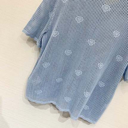 CHLOE 26S SHORT-SLEEVE KNIT TOP STYLE 67