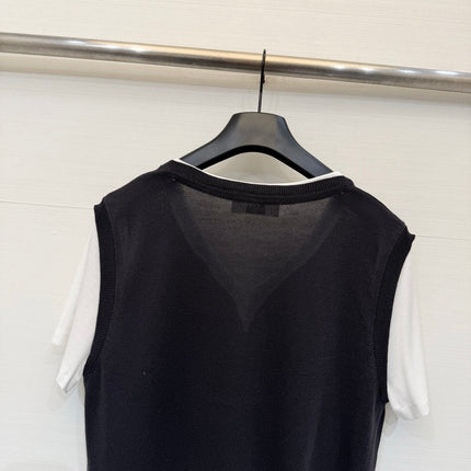 CHLOE 26S SHORT-SLEEVE KNIT TOP STYLE 62