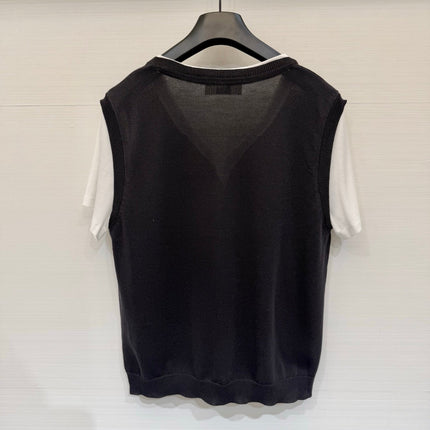 CHLOE 26S SHORT-SLEEVE KNIT TOP STYLE 62