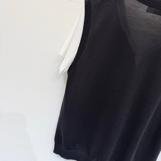 CHLOE 26S SHORT-SLEEVE KNIT TOP STYLE 62