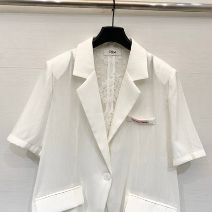 CHLOE 26S SHORT-SLEEVE BLAZER STYLE 58