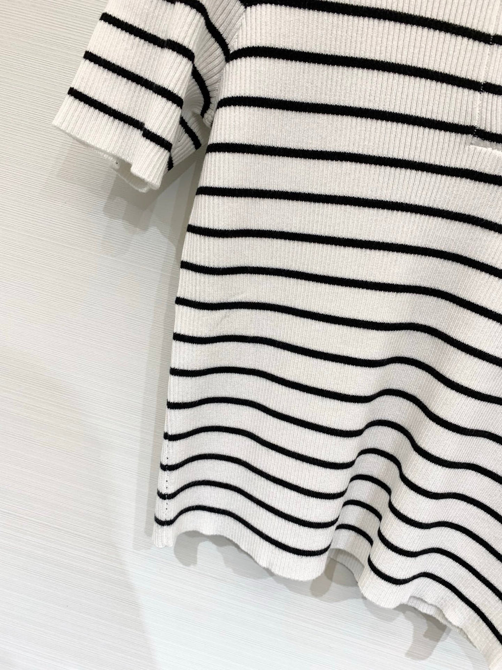 CELINE 26S STRIPED SHORT-SLEEVE POLO SHIRT 488