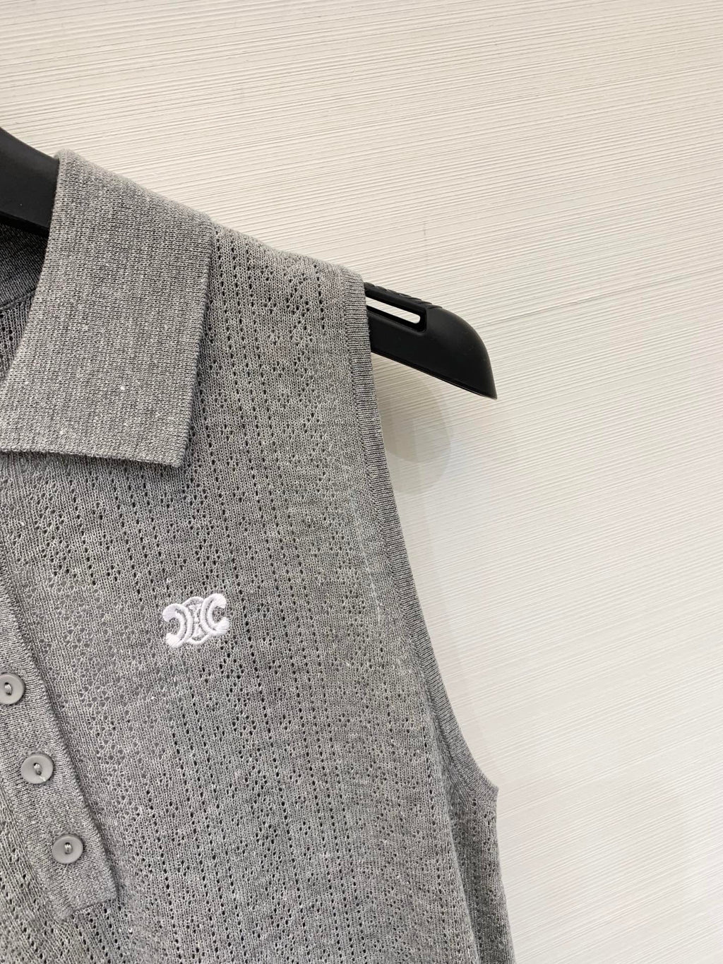CELINE 26S SLEEVELESS POLO SHIRT 474