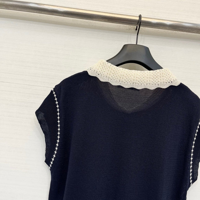 CHLOE 26S SHORT SLEEVE KNIT TOP STYLE 32