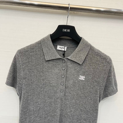 CELINE 26S KNIT POLO SHIRT 429