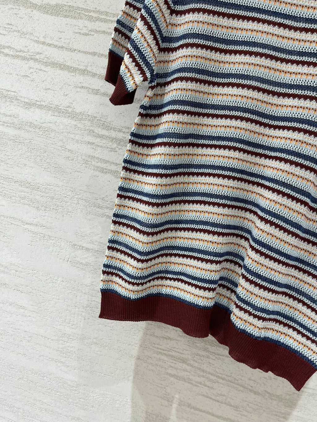 MONCLER 26S SHORT-SLEEVE KNIT T-SHIRT 672