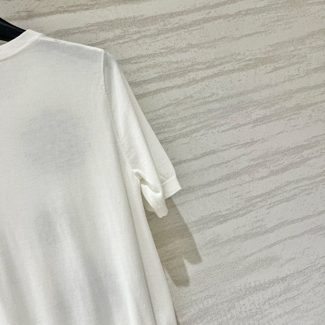 CHLOE 26S SHORT SLEEVE KNIT TOP STYLE 9