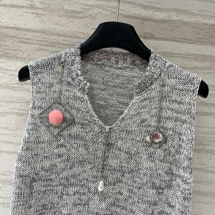 PRADA 26S SLEEVELESS KNIT VEST 1186