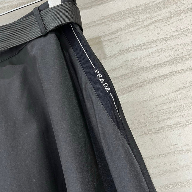 PRADA 26S A-LINE MIDI SKIRT 1185