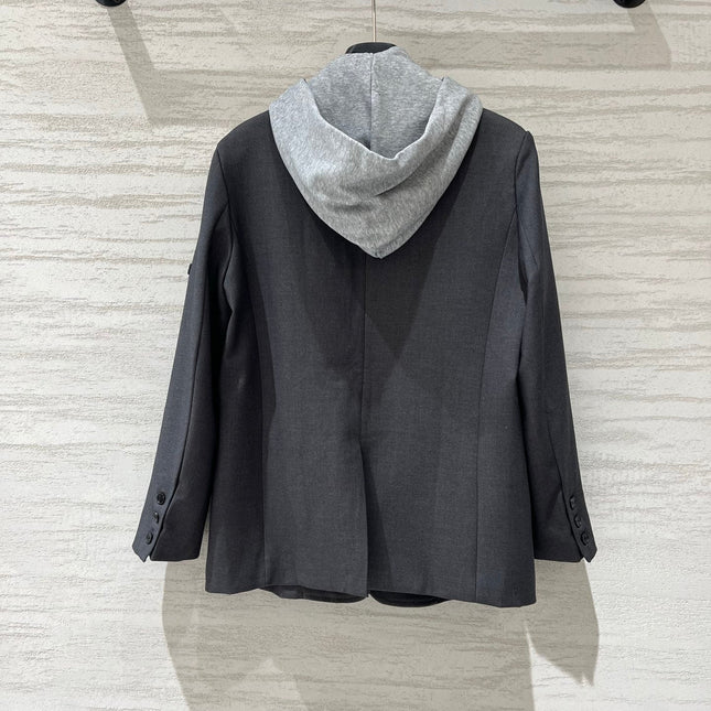 BALENCIAGA 26S HOODED BLAZER JACKET 325