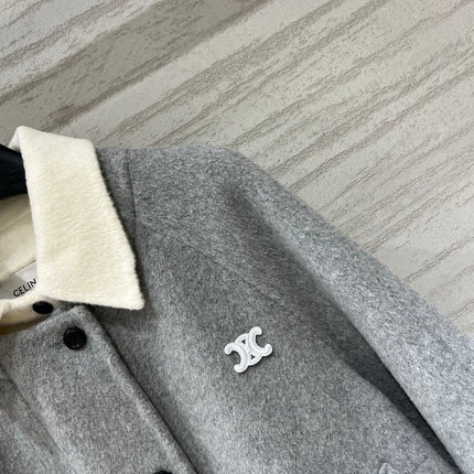 CELINE 26S COLLAR WOOL JACKET 606