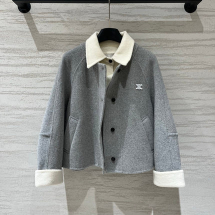 CELINE 26S COLLAR WOOL JACKET 606