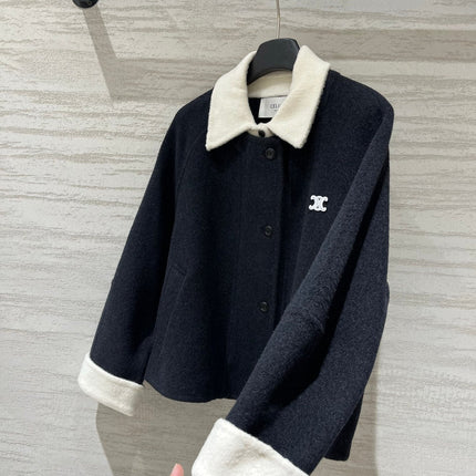 CELINE 26S COLLAR WOOL JACKET 607