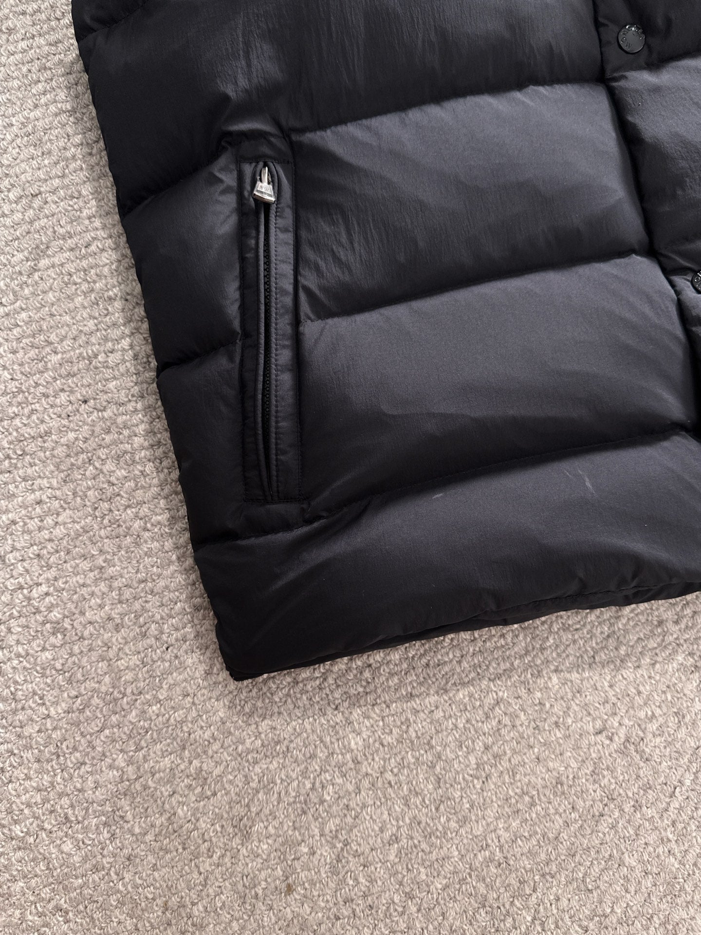 MONCLER CONTRIN DOWN VEST IN BLACK