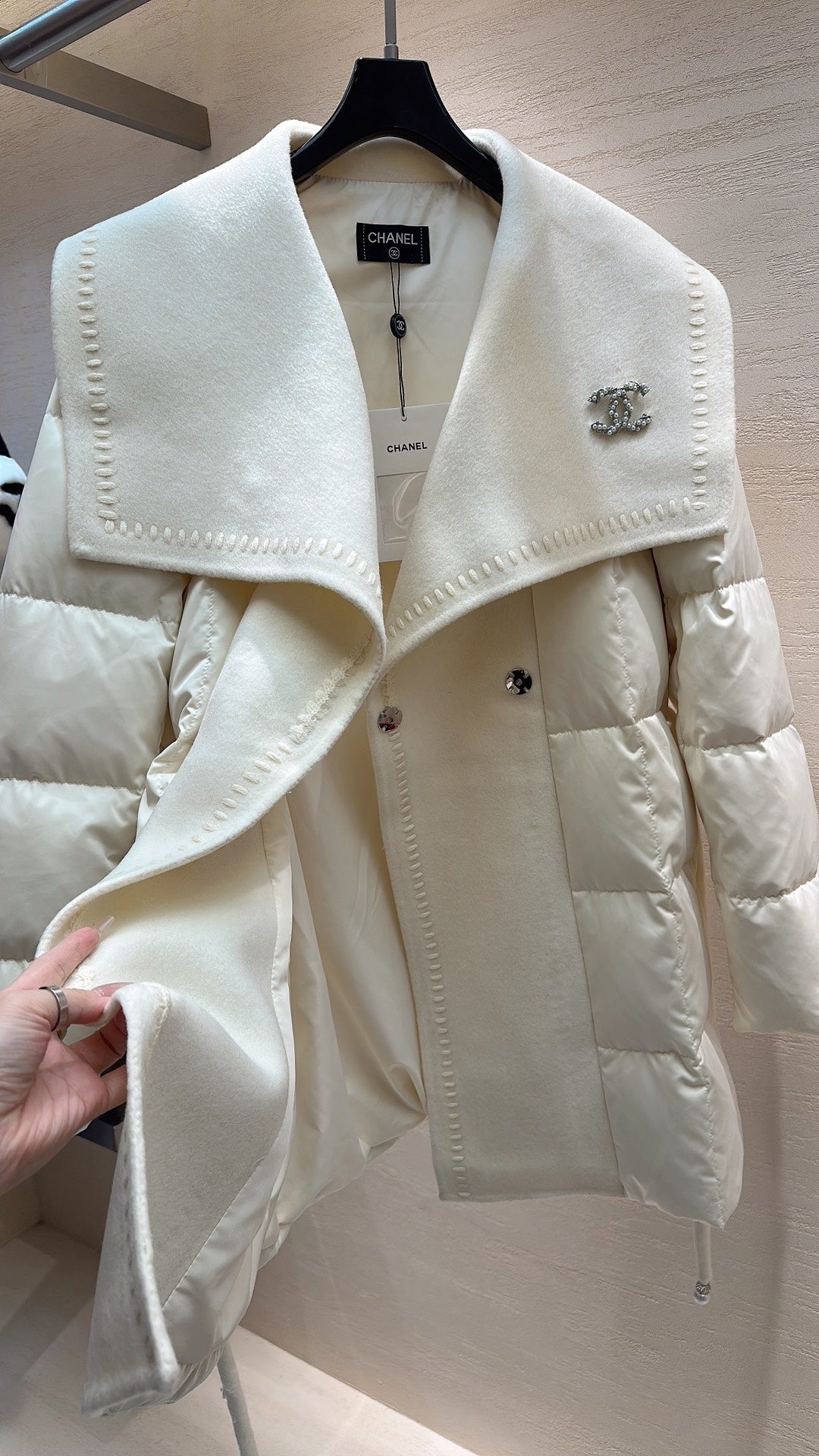 CHANEL 25S REGULAR FIT LONG DOWN JACKET 575