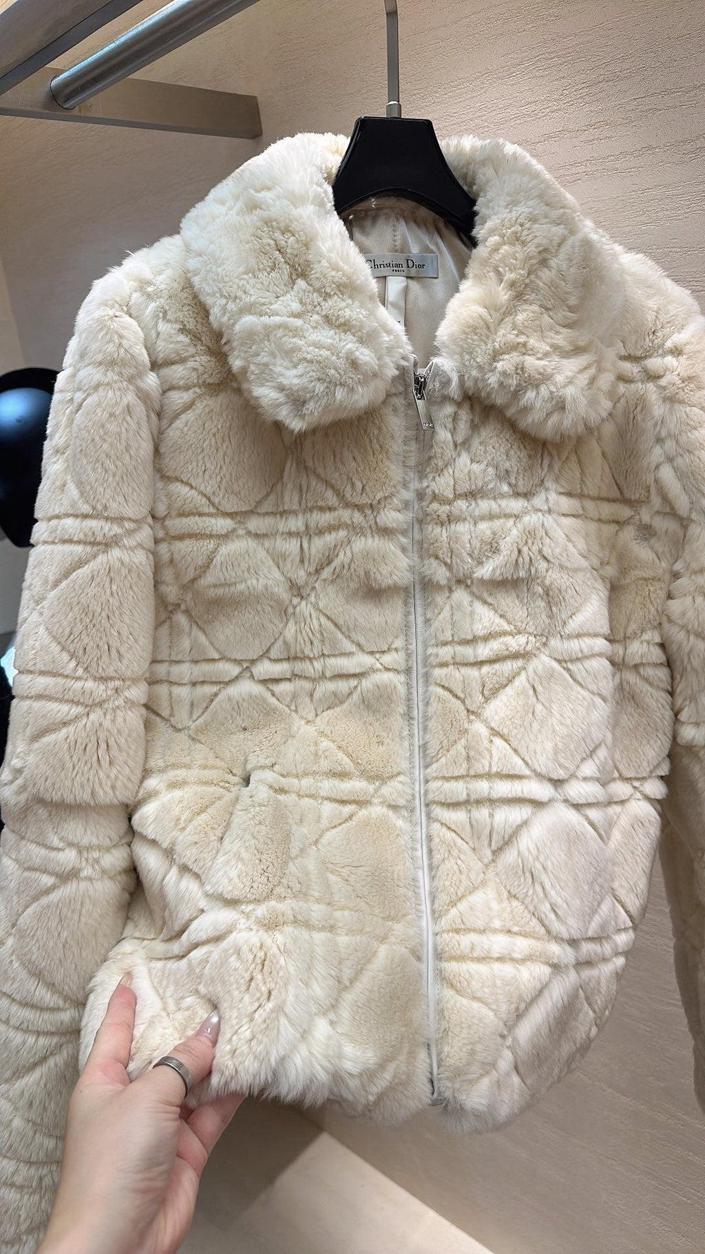 DIOR 25S RABBIT FUR JACKET 627