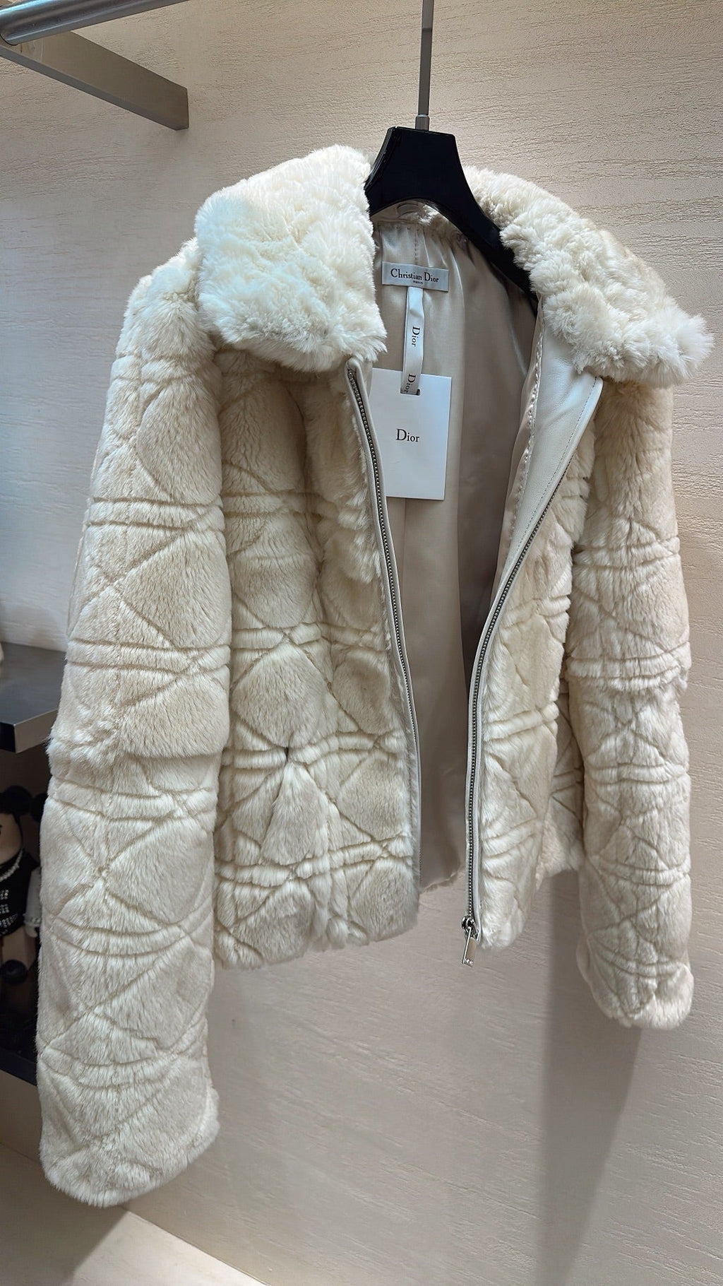 DIOR 25S RABBIT FUR JACKET 627
