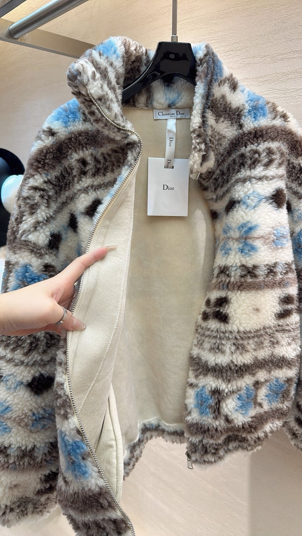 DIOR 25S SHEARLING JACKET 628