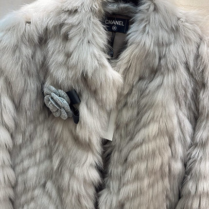 CHANEL 26S SHORT FOX FUR JACKET 808