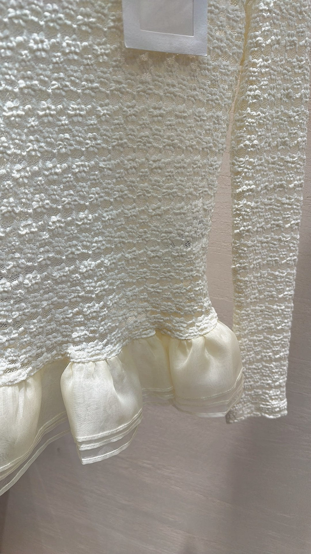 CHANEL 26S SHEER ORGANZA BLOUSE 661
