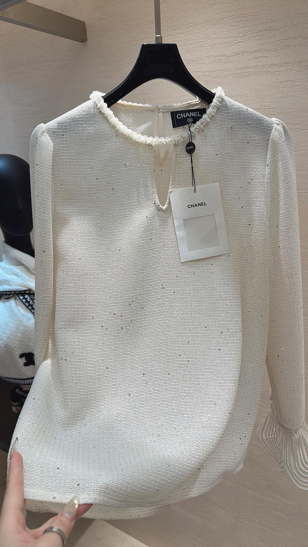 CHANEL 26S LONG-SLEEVE BLOUSE 873