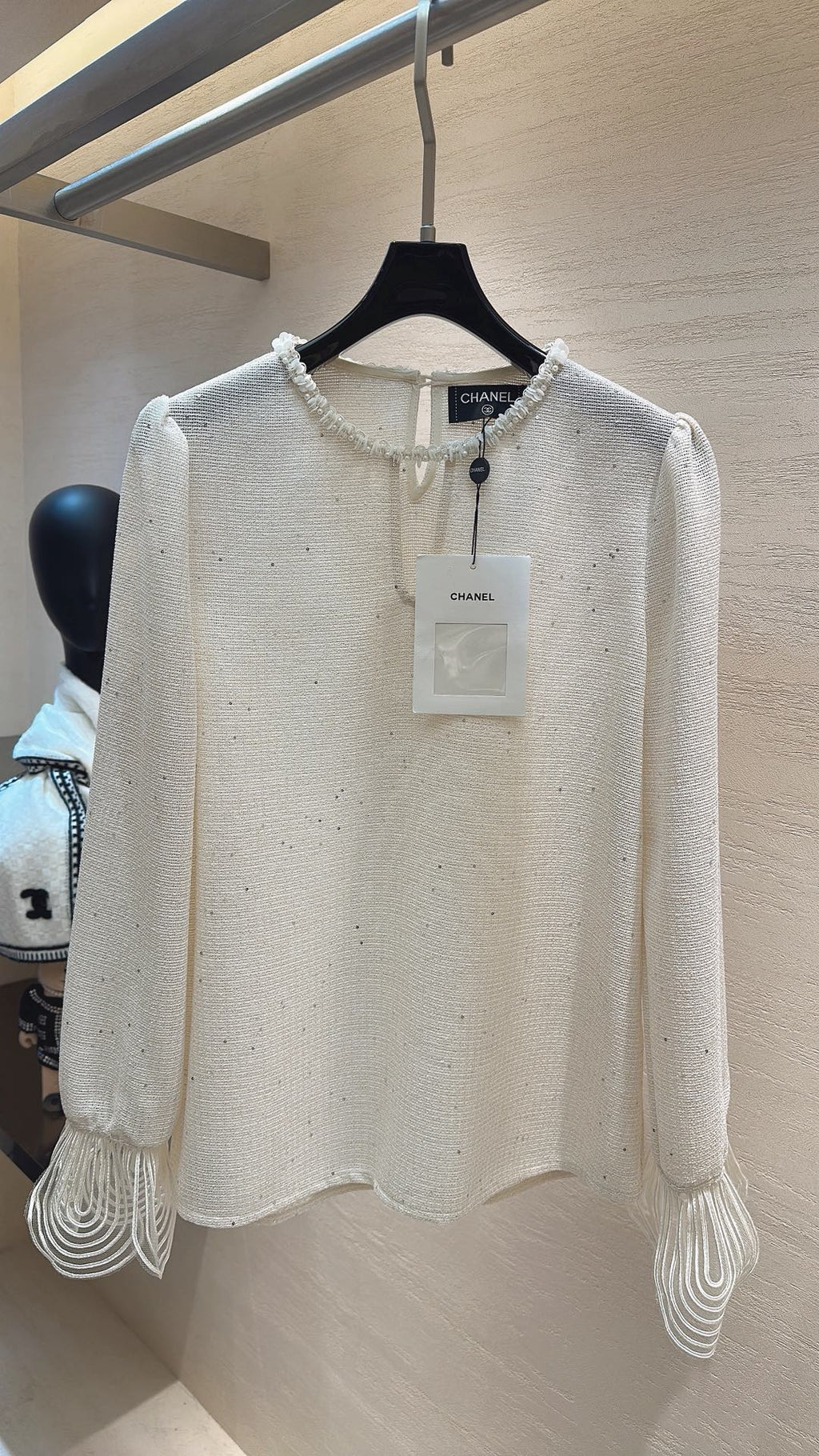 CHANEL 26S LONG-SLEEVE BLOUSE 873