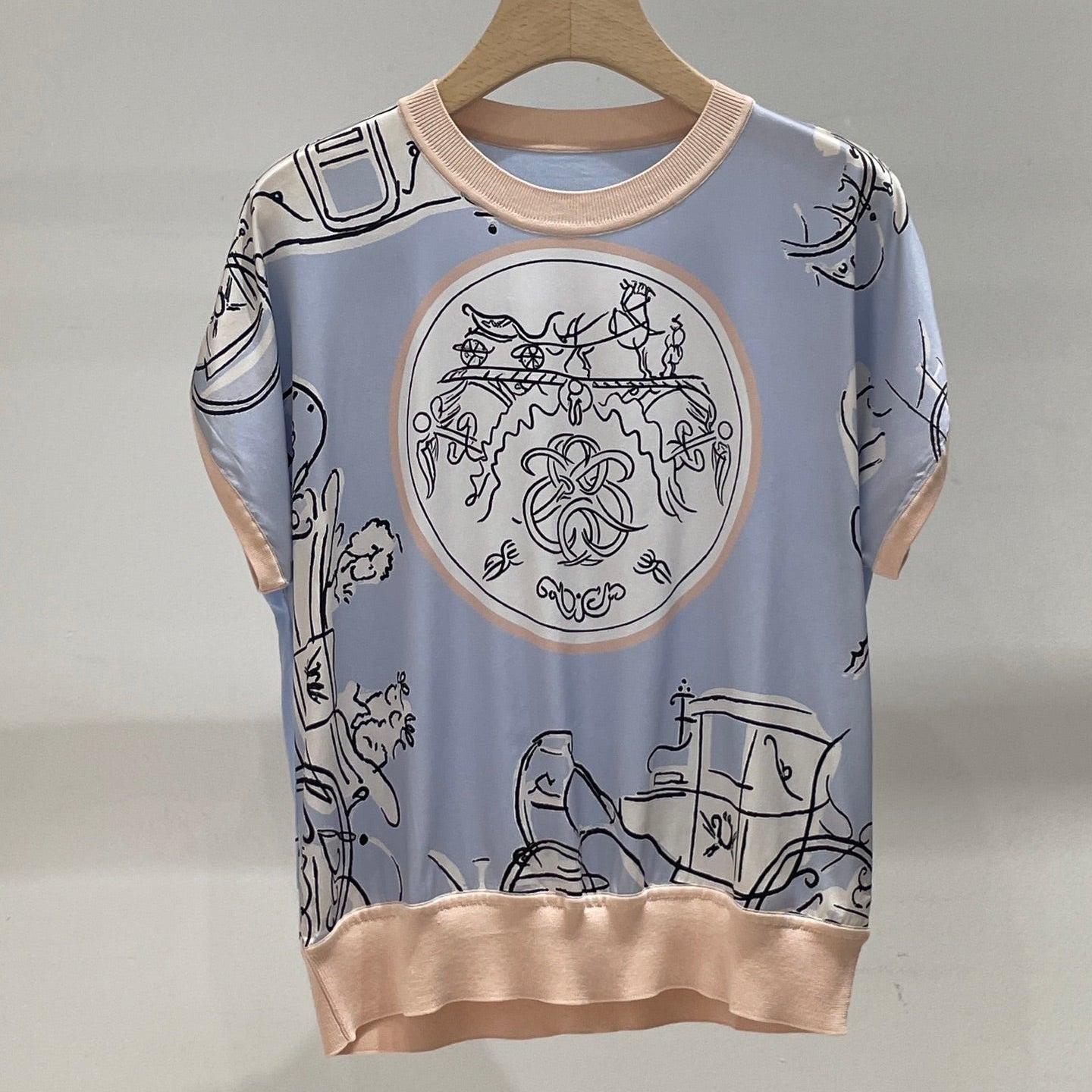 HERMES 26S SHORT SLEEVE T-SHIRT 558