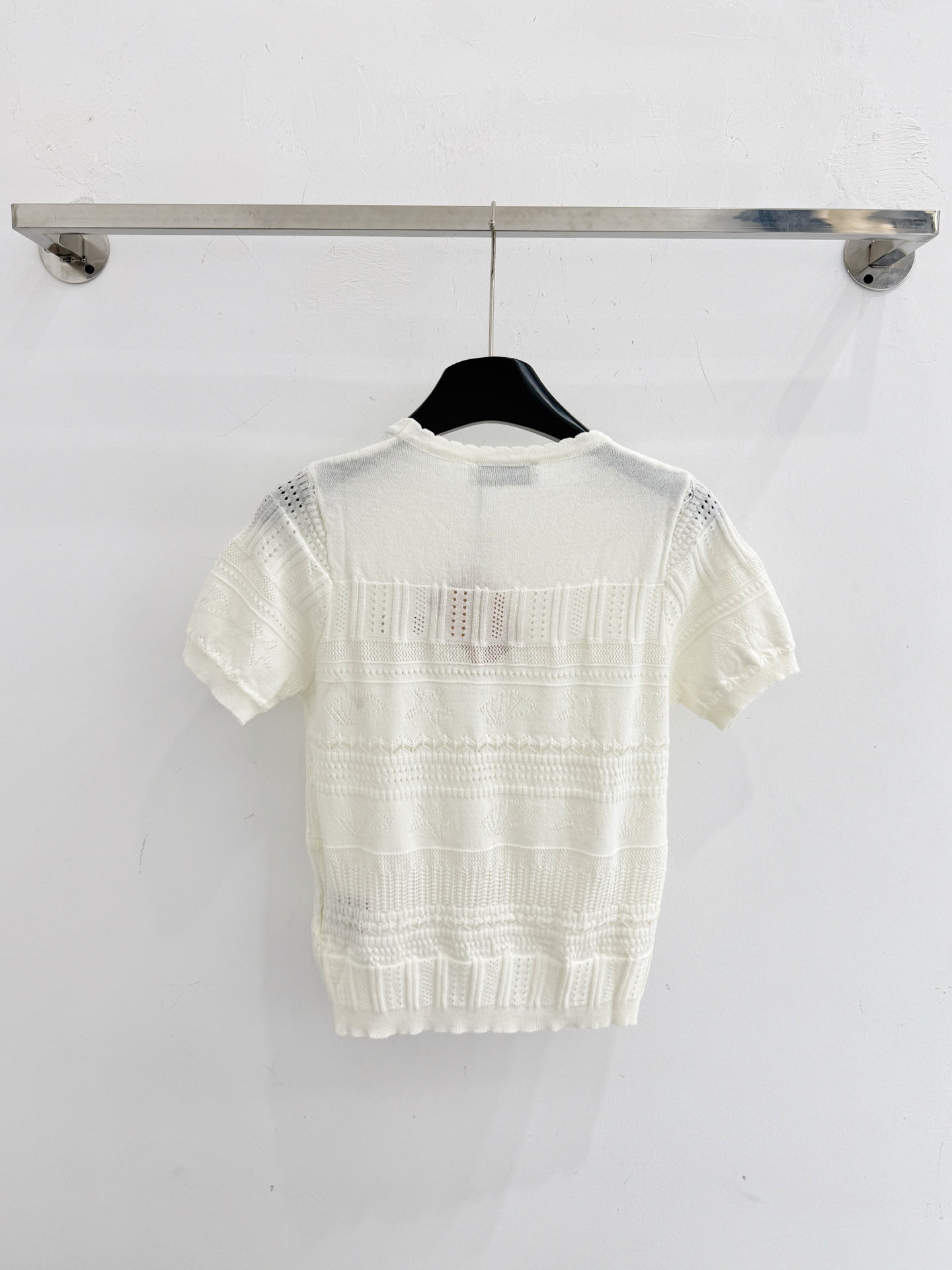 MIUMIU 26S SHORT-SLEEVED SWEATER STYLE 1074