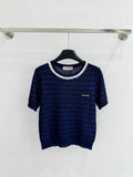 MIUMIU 26S SHORT-SLEEVED SWEATER STYLE 1064