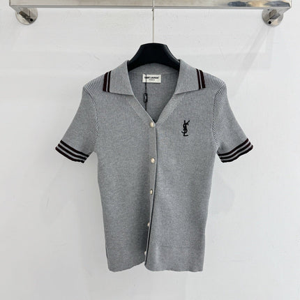 YSL 26S KNIT POLO TOP 494