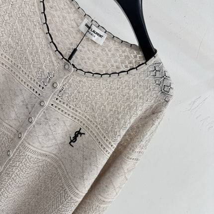 YSL 26S KNIT CARDIGAN 435