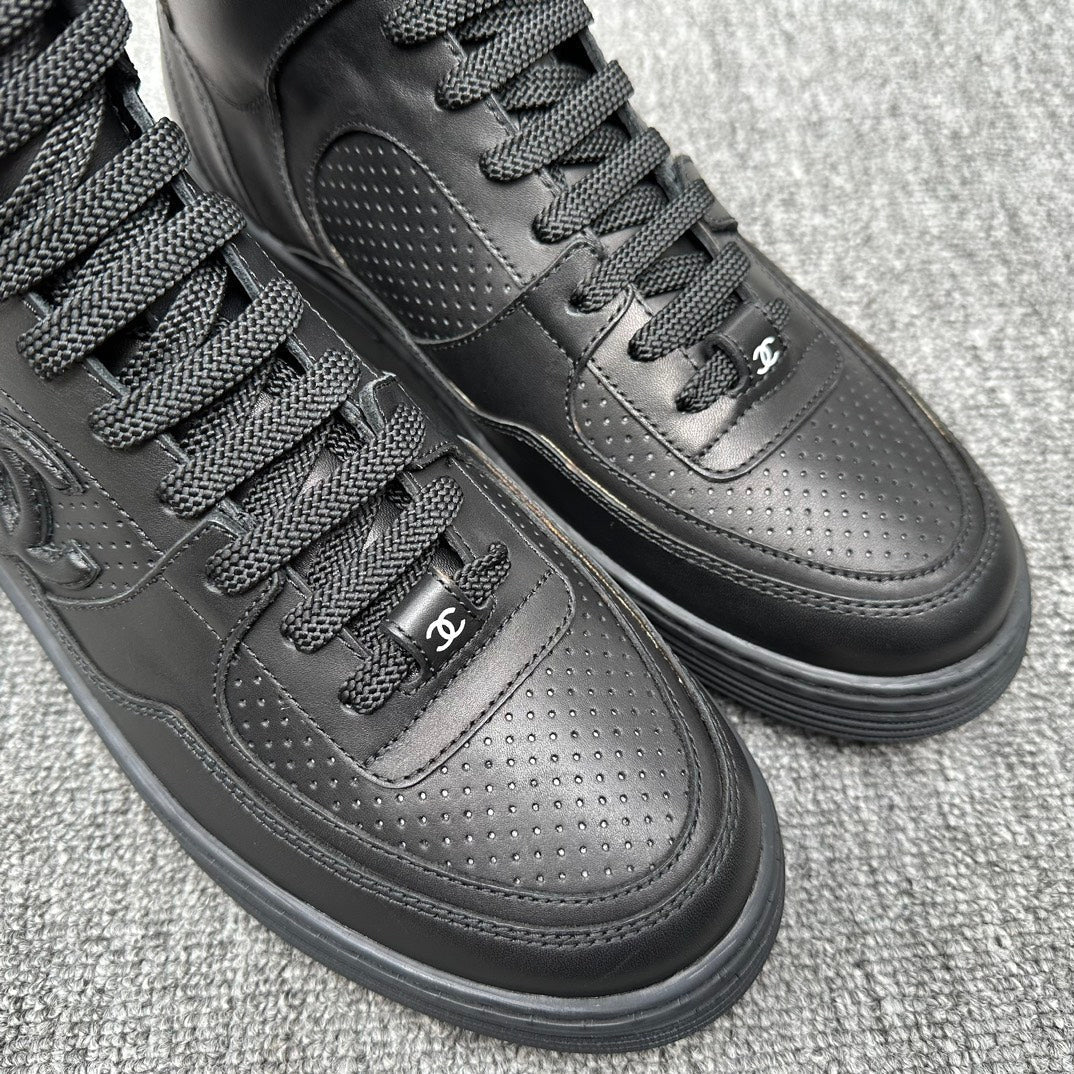 CC MEN'S BLACK AIR FORCE ONE HIGH-TOP