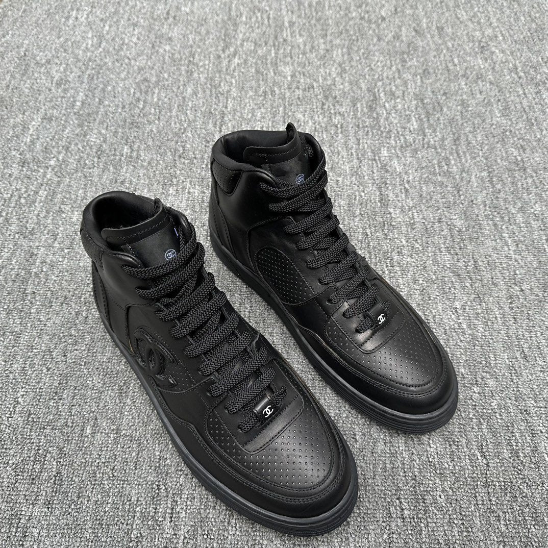 CC MEN'S BLACK AIR FORCE ONE HIGH-TOP