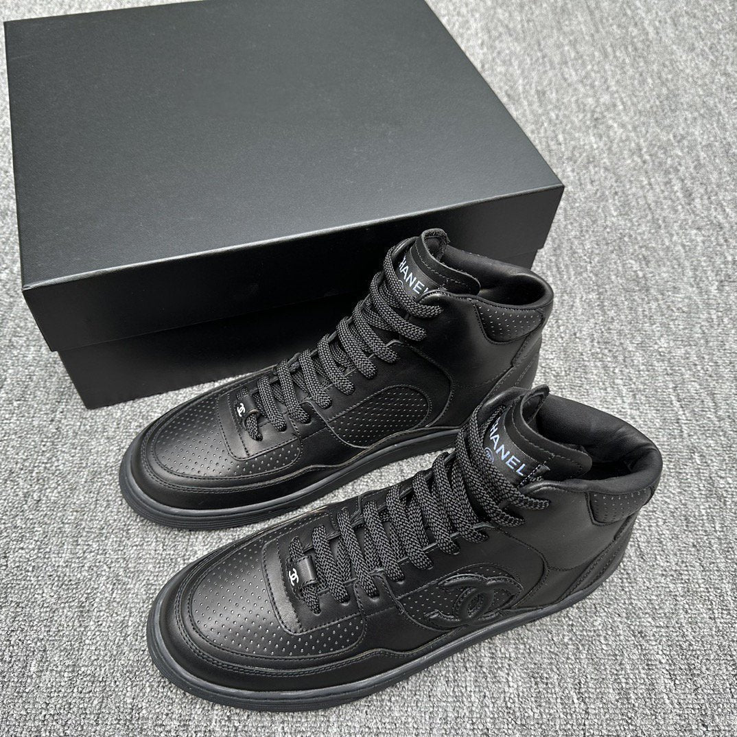 CC MEN'S BLACK AIR FORCE ONE HIGH-TOP